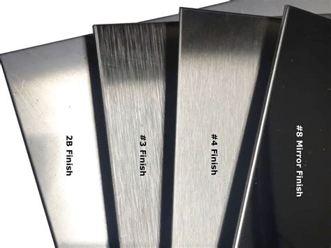 stainless steel sheet finish types